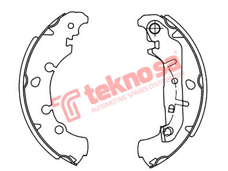 BRAKE SHOES - OPT659PB (OPTIMA)