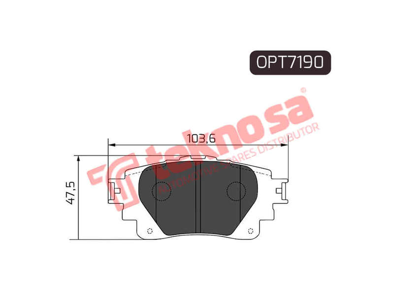 BRAKE PADS - OPT7190 (OPTIMA)