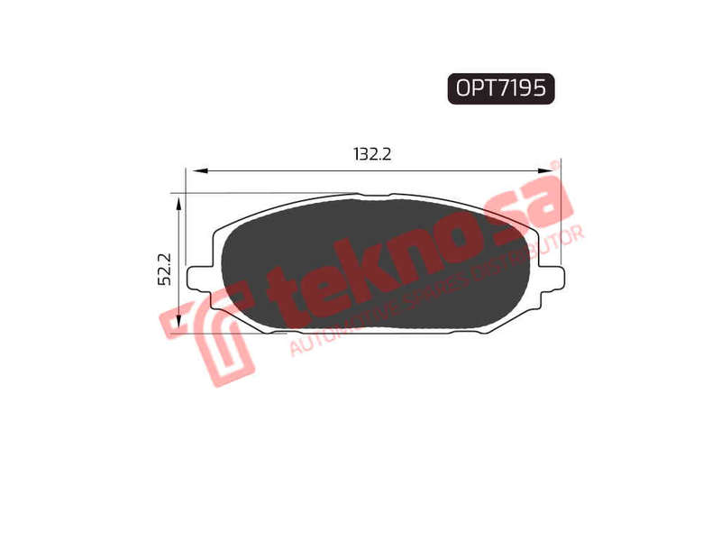 BRAKE PADS - OPT7195 (OPTIMA)