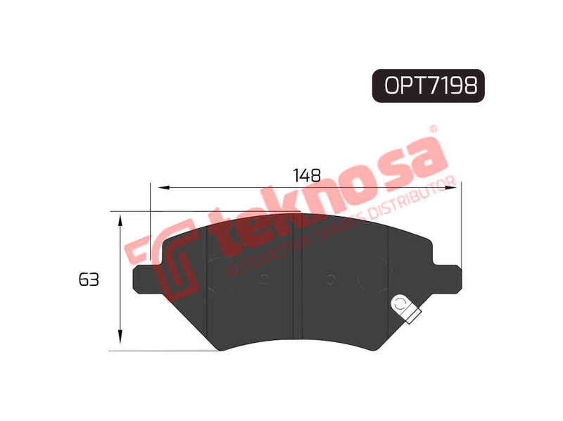 BRAKE PAD SET - OPT7198 (OPTIMA)