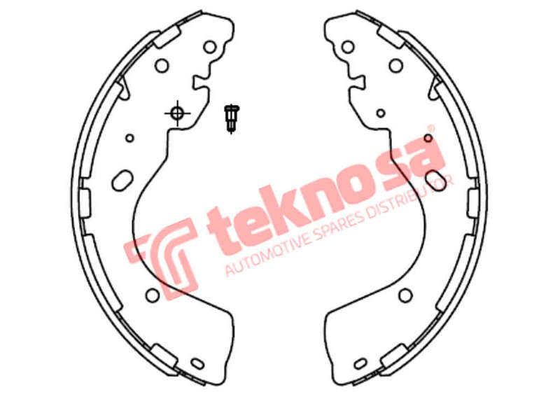 BRAKE SHOES - OPT859PB (OPTIMA)