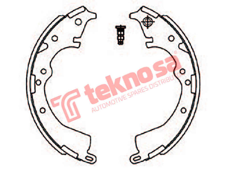 BRAKE SHOES - OPT860PB (OPTIMA)