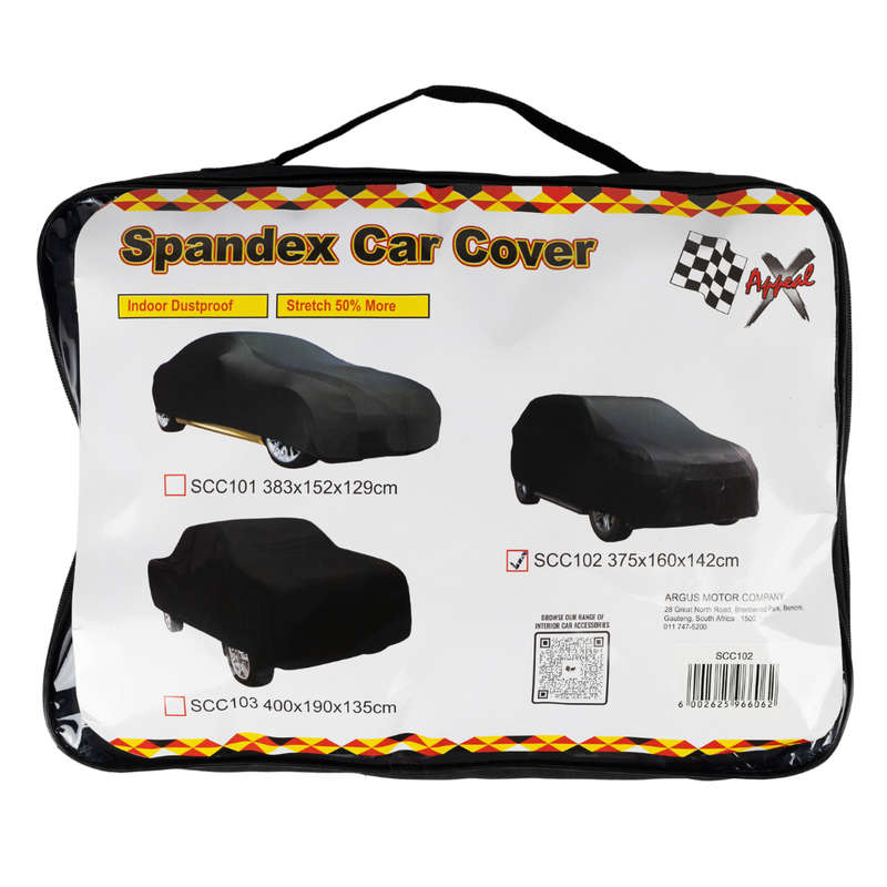 Spandex Stretch Fit Car Cover Large