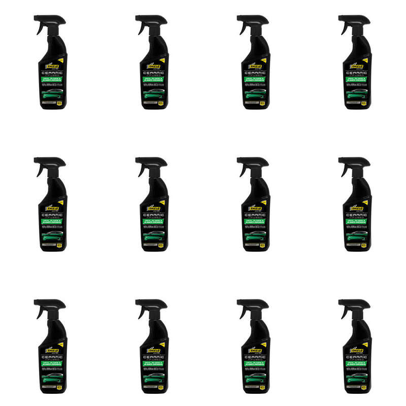 Shield Ceramic-infused Vinyl, Plastic, and Rubber Dressing 500ml - SH1700 QTY:12