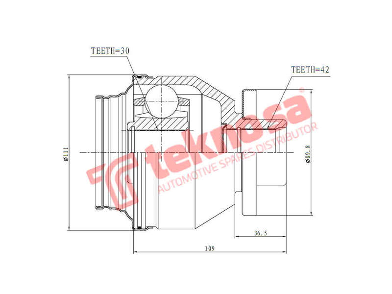 INNER CV JOINT - VW4026 (TEKNOSA)