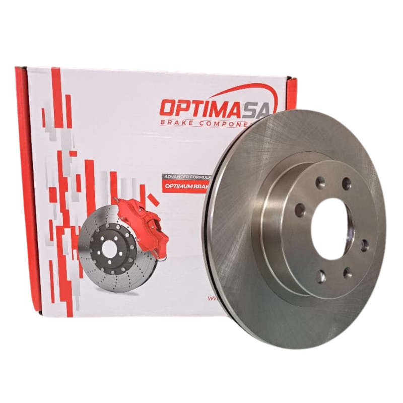 Optima Front Brake Disc For Vw Caddy Alltrack Iv 2.0 Tdi 2015-