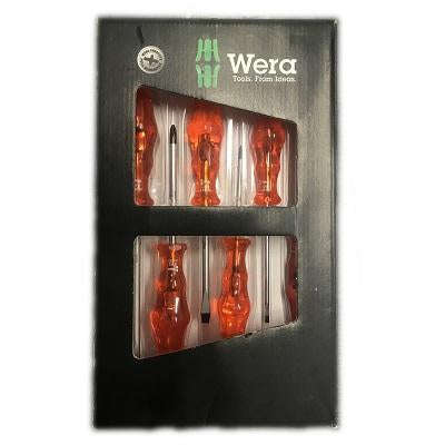 Wera Screwdriver Black Tip 6Piece Set