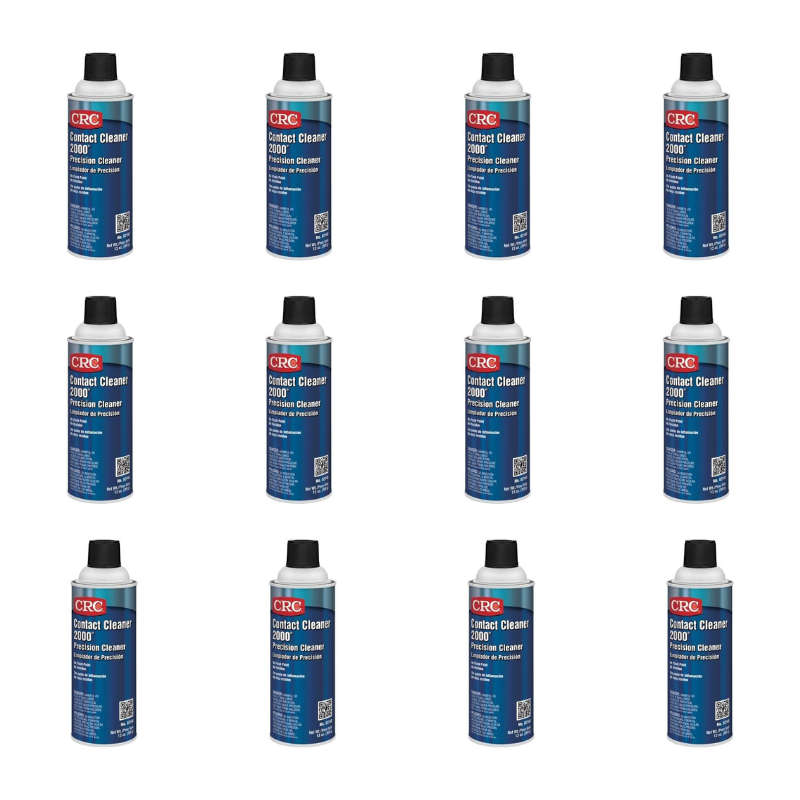 CRC Contact Cleaner 2000 Precision Cleaner 368 gram Aerosol (Quantity: 12)