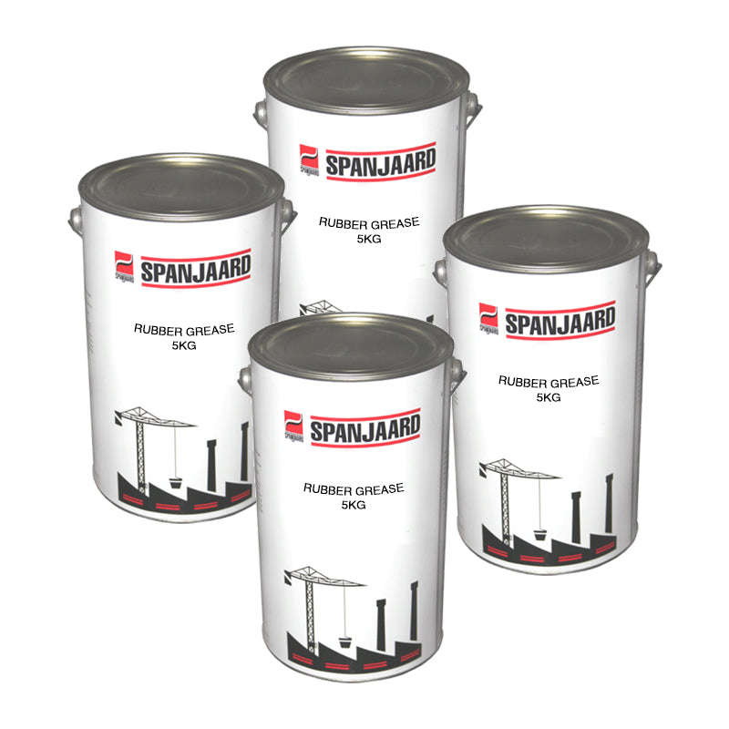RUBBER GREASE  QTY: 4 x 5kg Tin