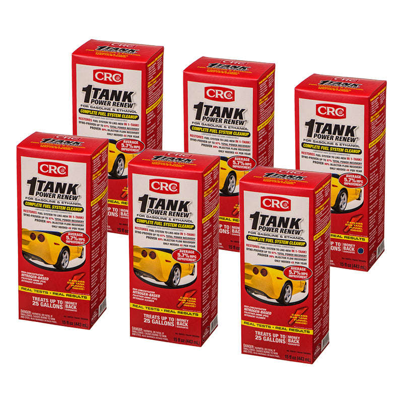 CRC Gasoline 1 Tank Powerv Renew 444 ml Bottle (Quantity: 6)