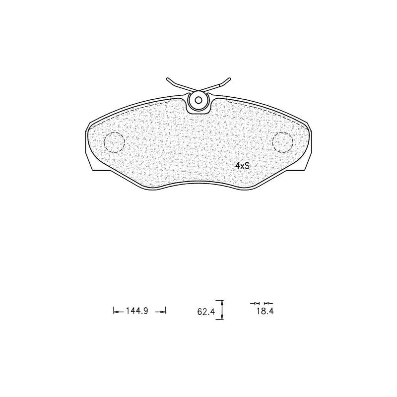 Brake Pad Set - Ate1002 (Ate)