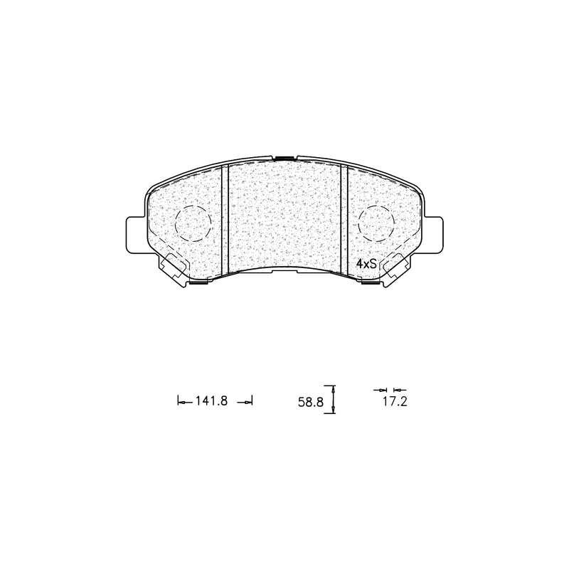 Brake Pad Set - Ate1010 (Ate)