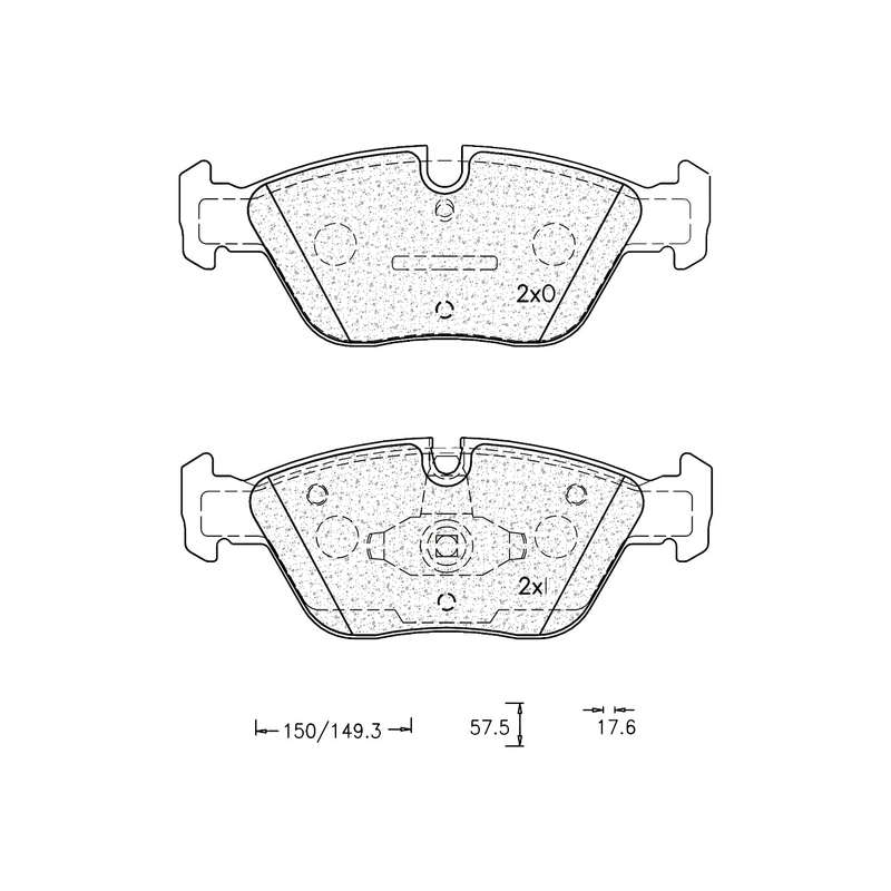 Brake Pad Set - Ate1014 (Ate)