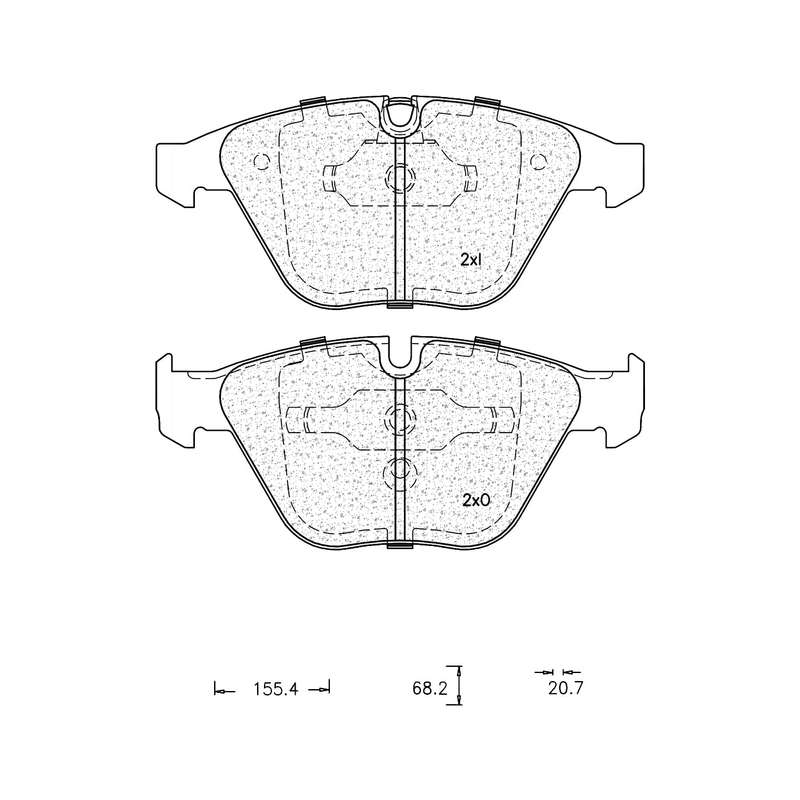 Brake Pad Set - Ate1016 (Ate)