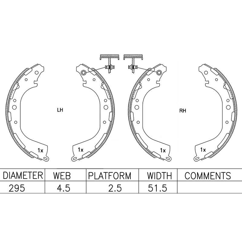 Brake Shoes - Ate1028Bs (Ate)
