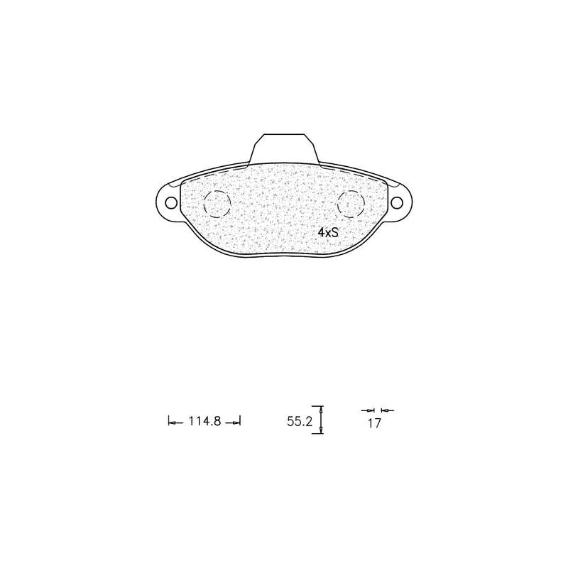 Brake Pad Set - Ate1031 (Ate)