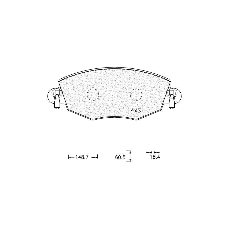 Brake Pad Set - Ate1045 (Ate)