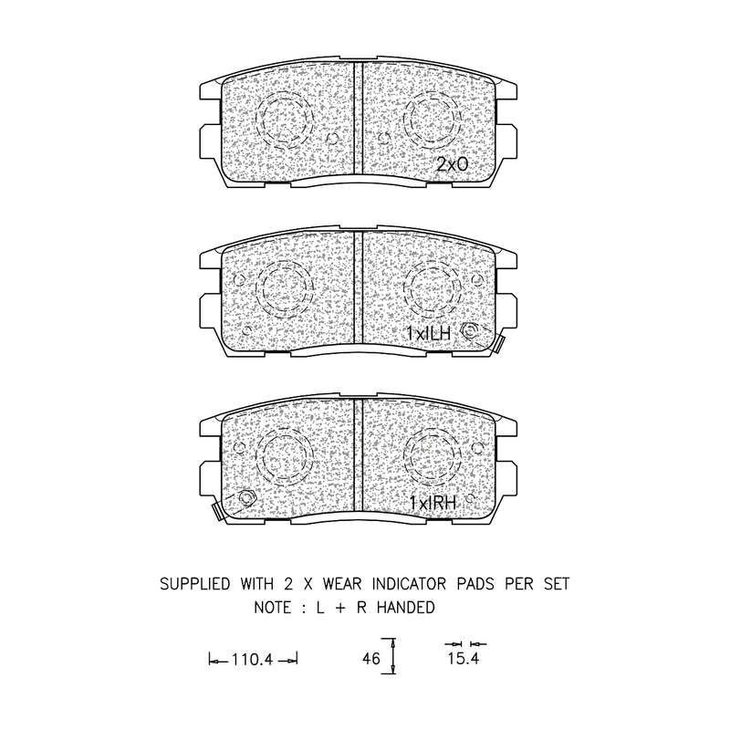 Brake Pad Set - Ate1073 (Ate)