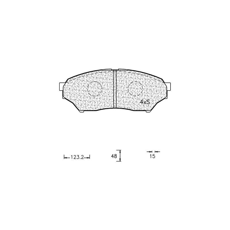 Brake Pad Set - Ate1079 (Ate)