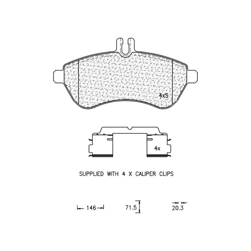 Brake Pad Set - Ate1089 (Ate)
