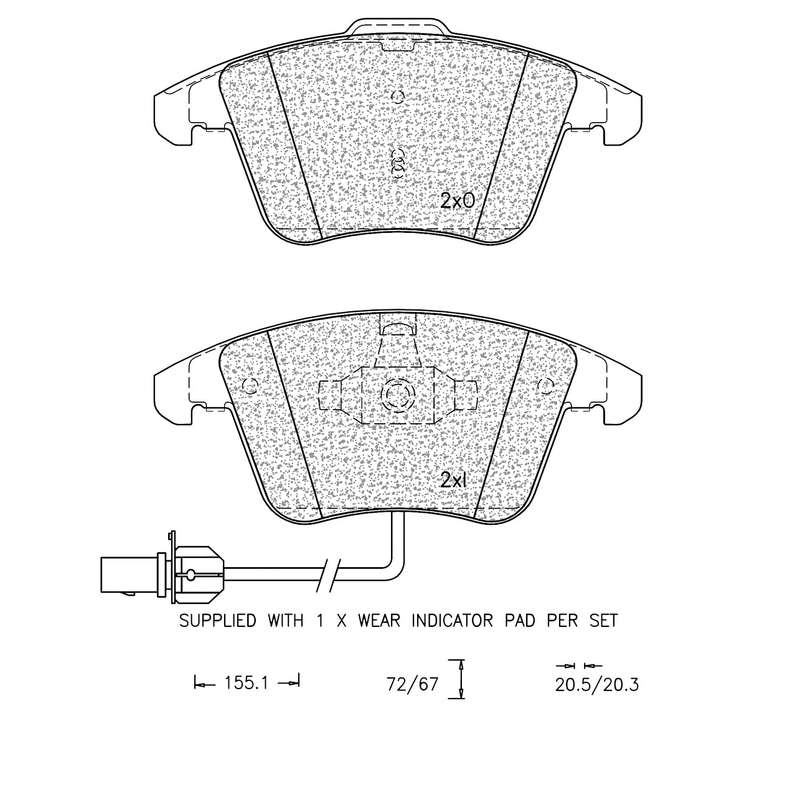 Brake Pad Set - Ate1098 (Ate)