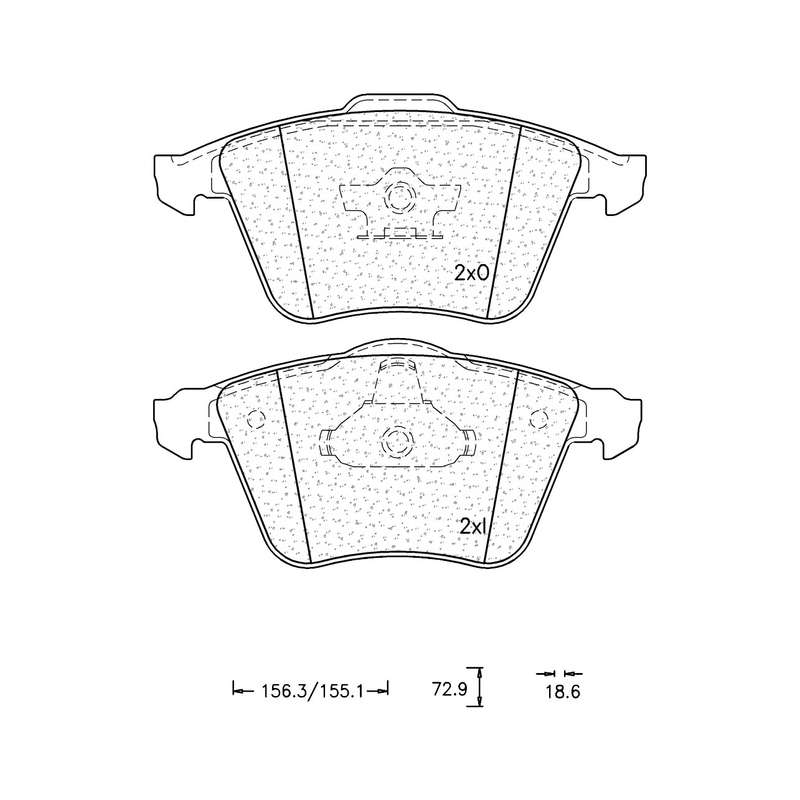 Brake Pad Set - Ate1104 (Ate)