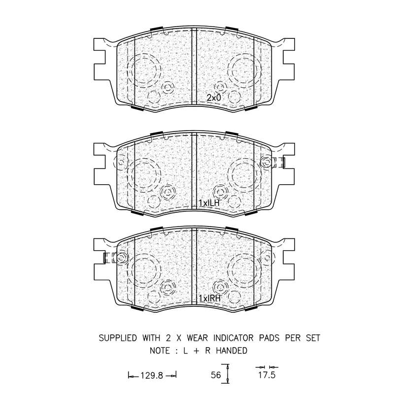 Brake Pad Set - Ate1110 (Ate)