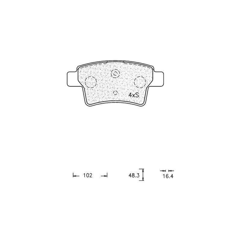 Brake Pad Set - Ate1129 (Ate)