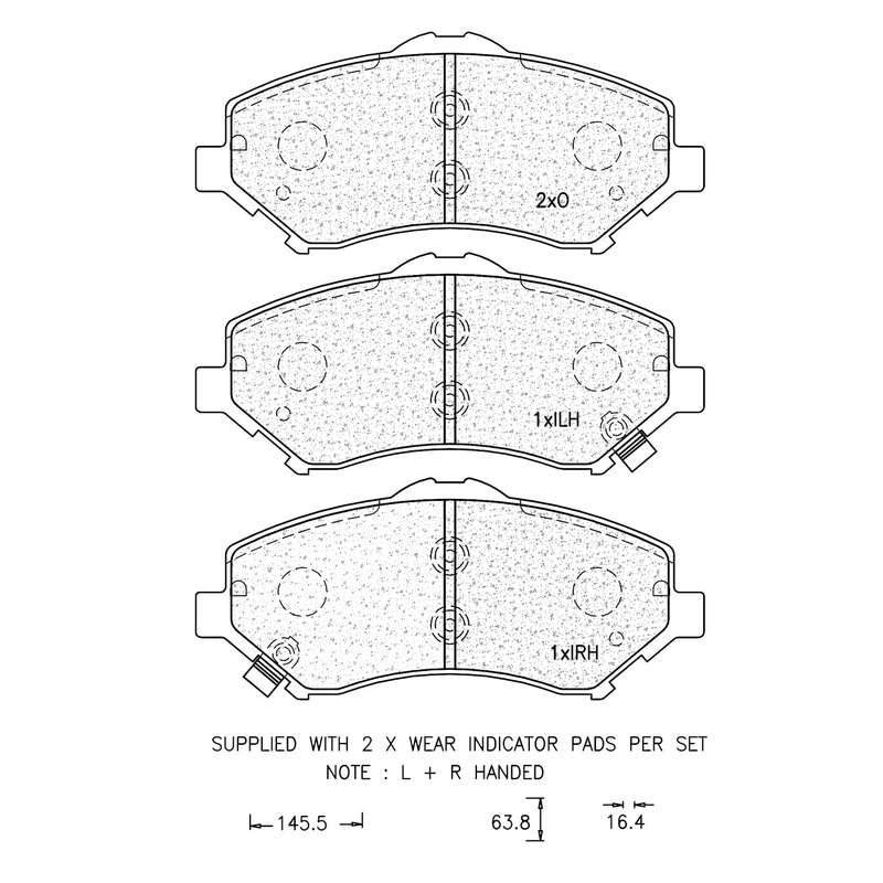 Brake Pad Set - Ate1137 (Ate)