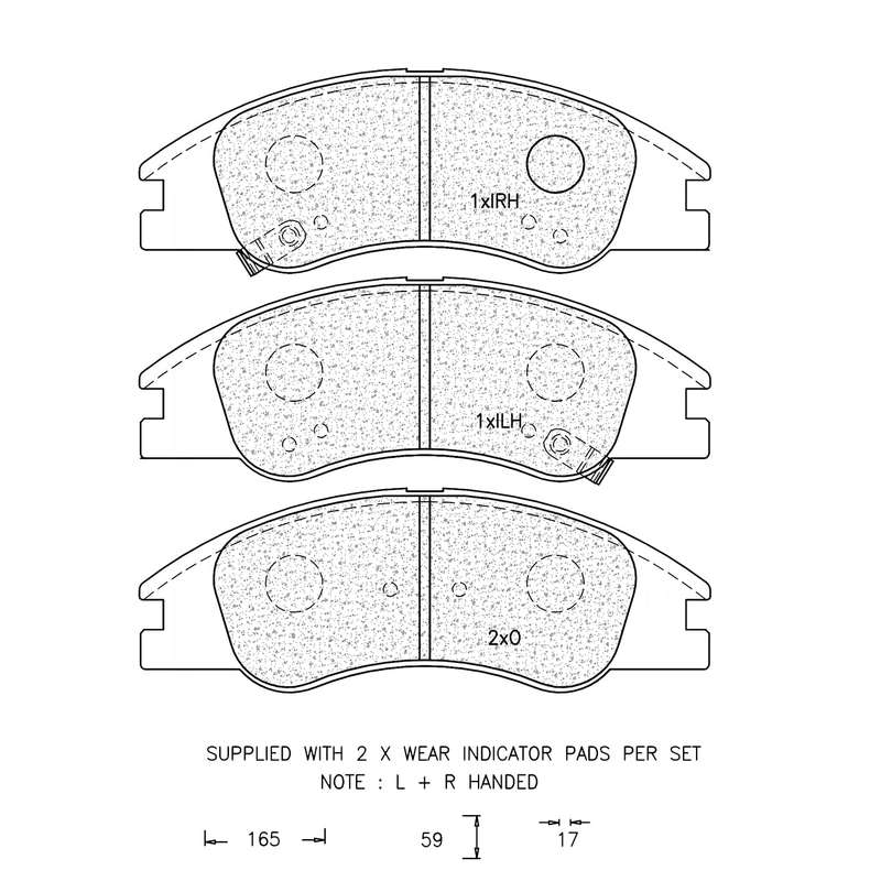 Brake Pad Set - Ate1159 (Ate)