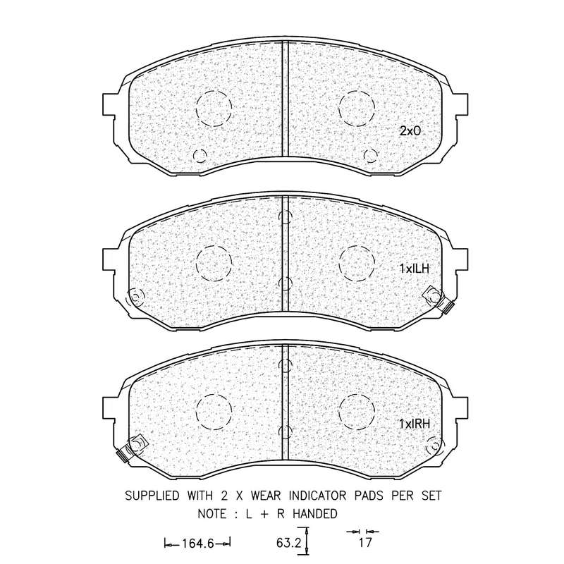 Brake Pad Set - Ate1162 (Ate)