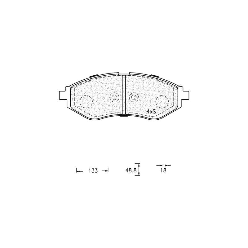Brake Pad Set - Ate1186 (Ate)