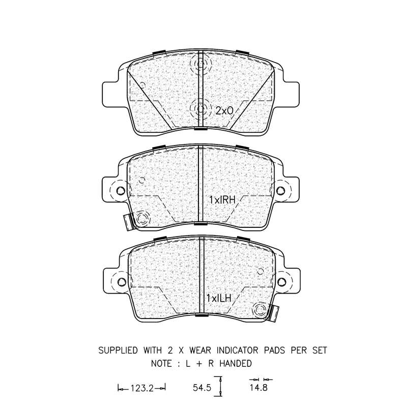 Brake Pad Set - Ate1212 (Ate)