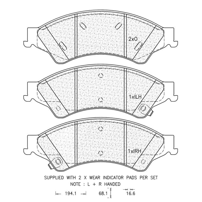 Brake Pad Set - Ate1213 (Ate)
