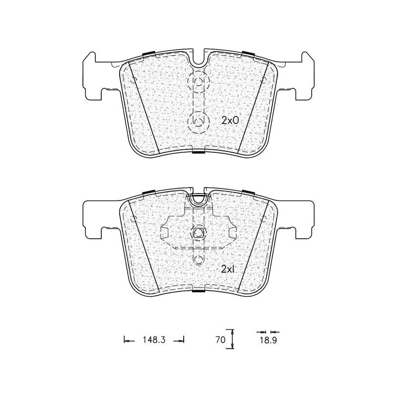 Brake Pad Set - Ate1219 (Ate)
