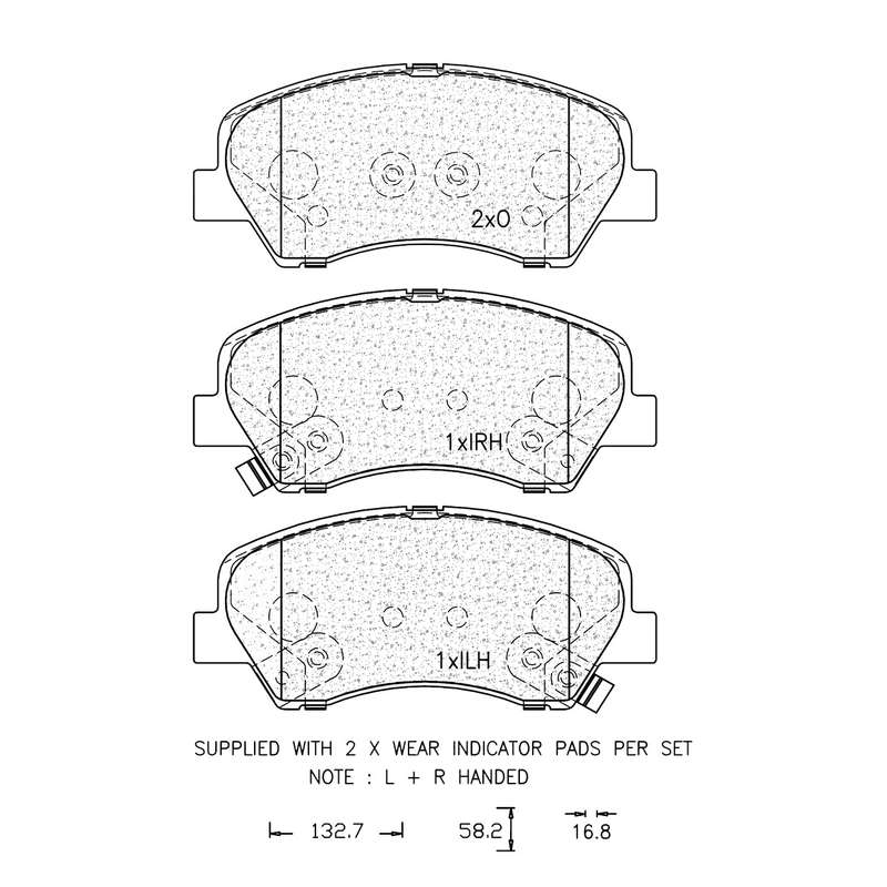Brake Pad Set - Ate1231 (Ate)
