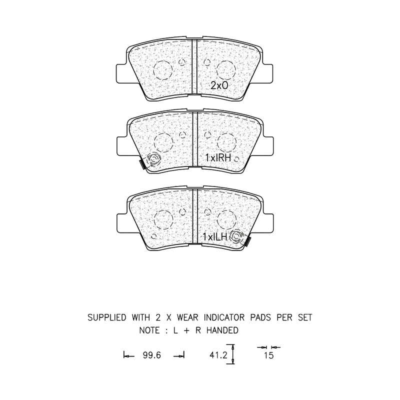 Brake Pad Set - Ate1236 (Ate)
