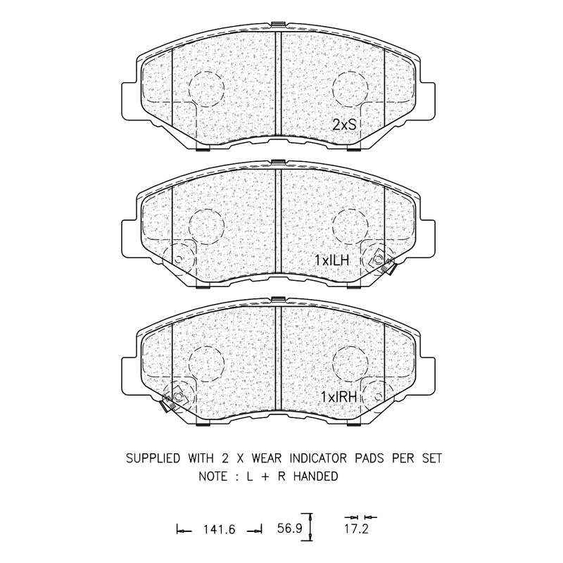Brake Pad Set - Ate1238 (Ate)