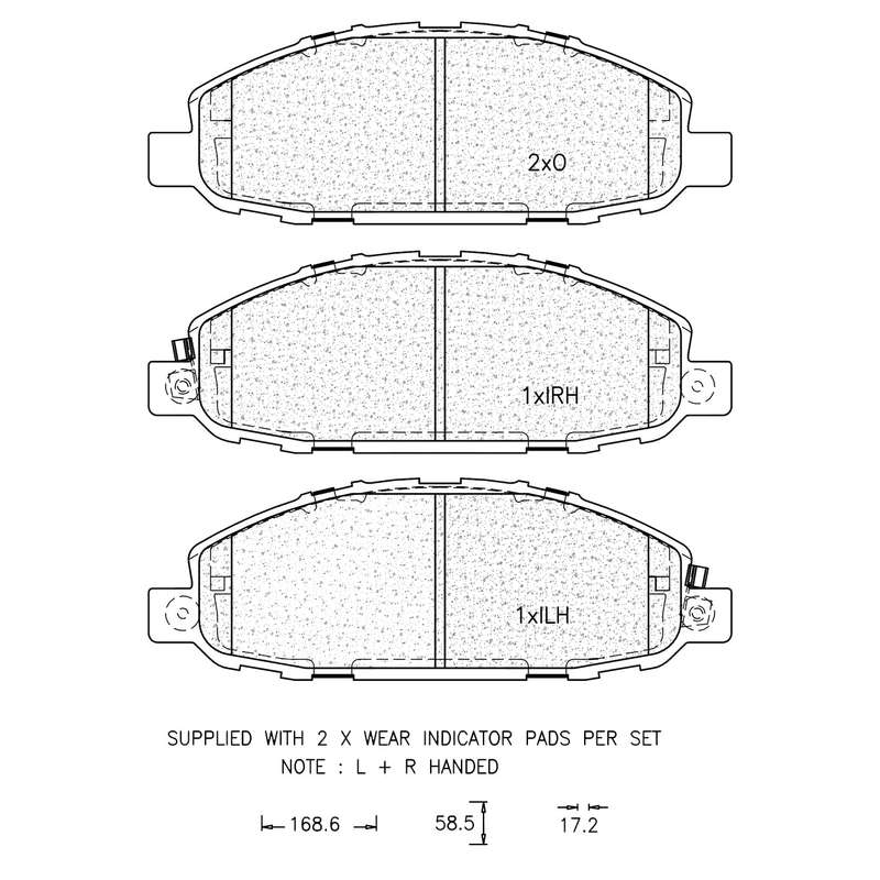 Brake Pad Set - Ate1242 (Ate)