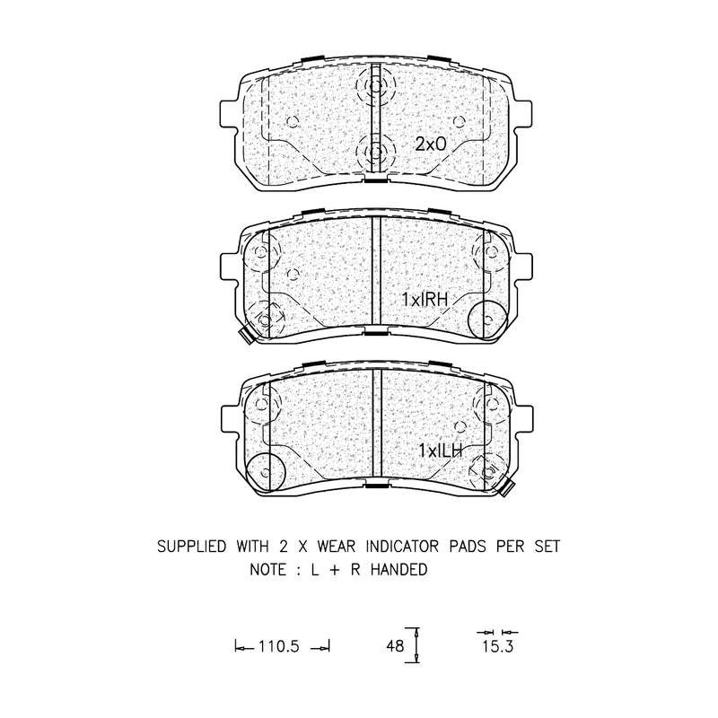 Brake Pad Set - Ate1249 (Ate)