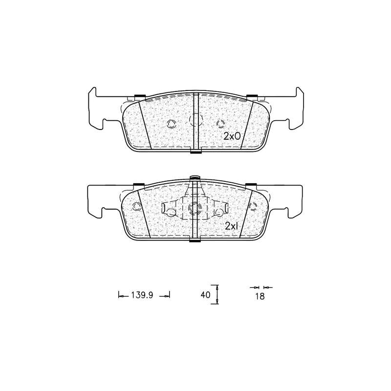 Brake Pad Set - Ate1251 (Ate)