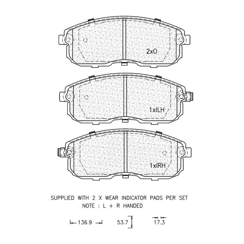 Brake Pad Set - Ate1252 (Ate)