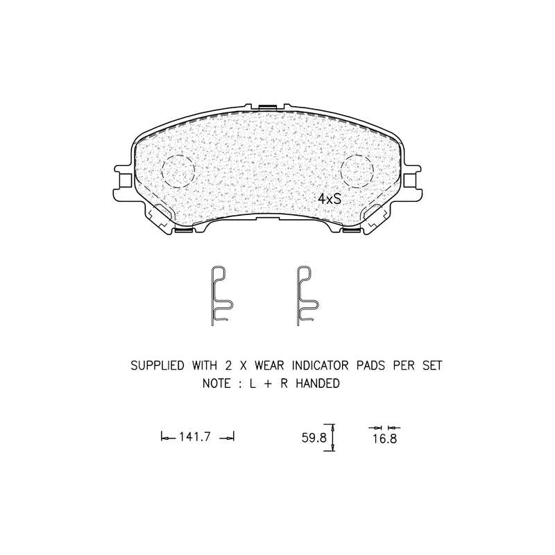 Brake Pad Set - Ate1258 (Ate)