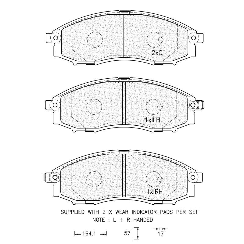 Brake Pad Set - Ate1261 (Ate)