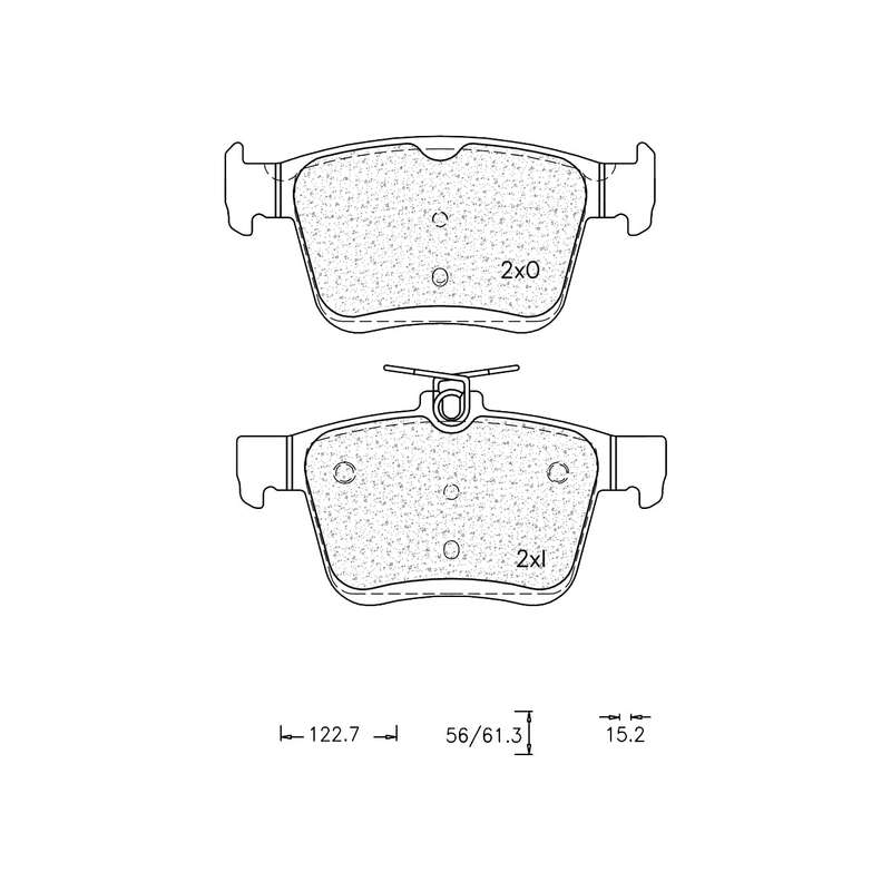Brake Pad Set - Ate1263 (Ate)