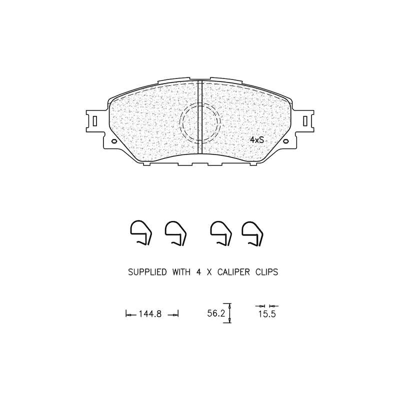 Brake Pad Set - Ate1267 (Ate)