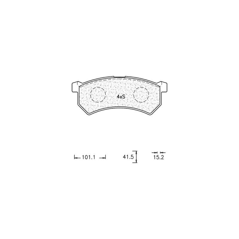 Brake Pad Set - Ate1268 (Ate)