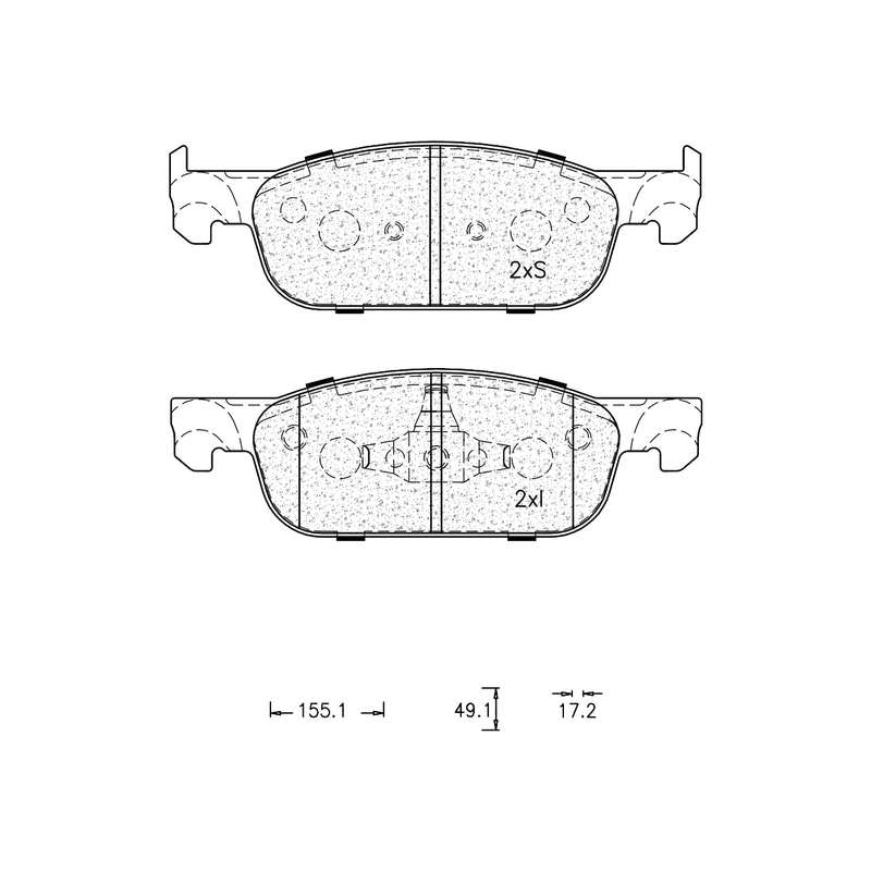 Brake Pad Set - Ate1269 (Ate)