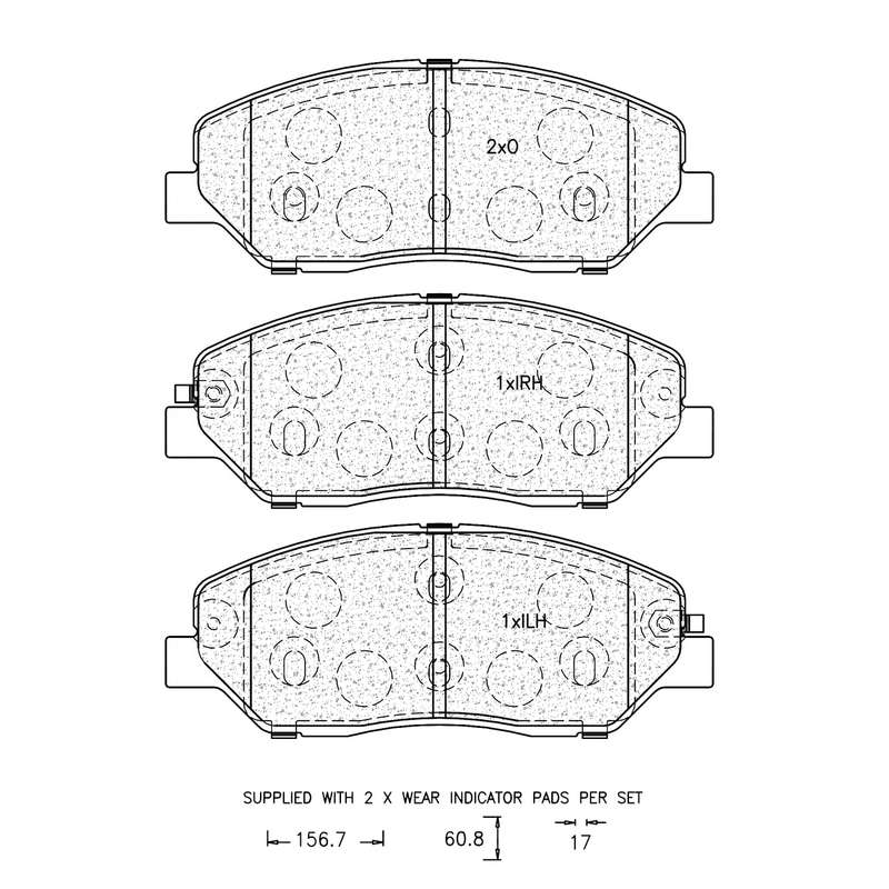 Brake Pad Set - Ate1271 (Ate)
