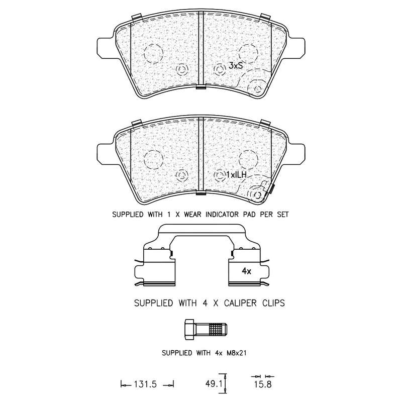 Brake Pad Set - Ate1272 (Ate)